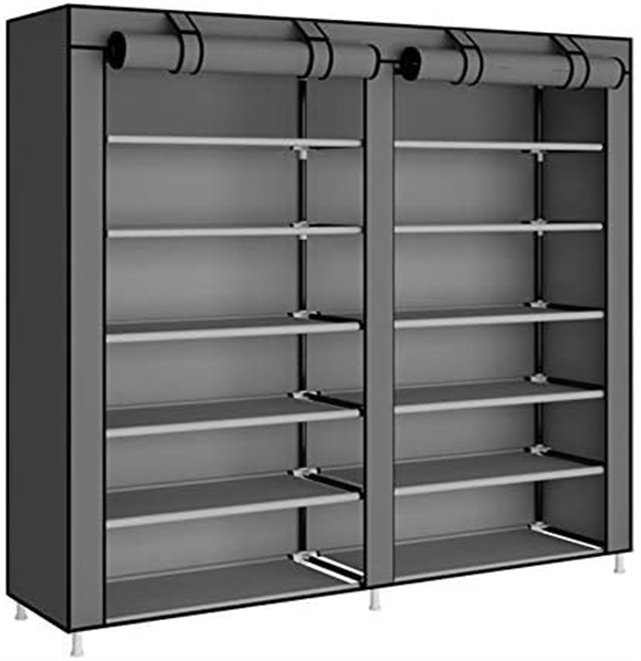Shoe rack with cover